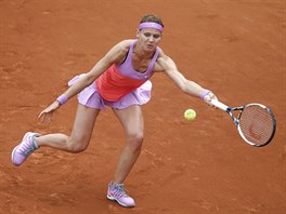 Lucie afov v zpase 3. kola Roland Garros se Sabine Lisickou