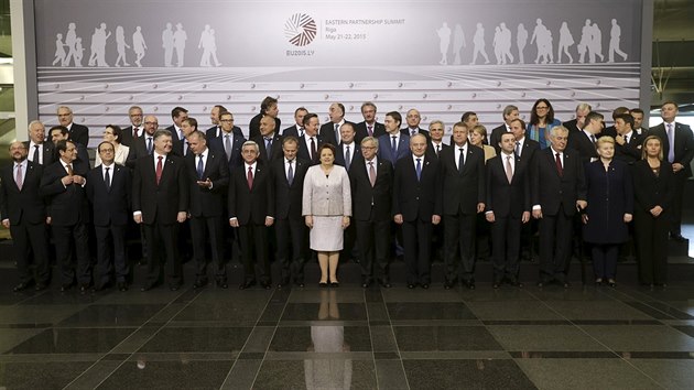 Evropt sttnci na summitu v Rize (22. kvten 2015)