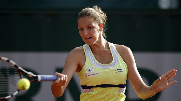 Karolína Plíková v 1. kole Roland Garros.