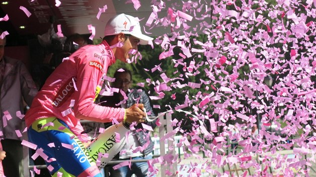 Alberto Contador po devatenct etap Gira.