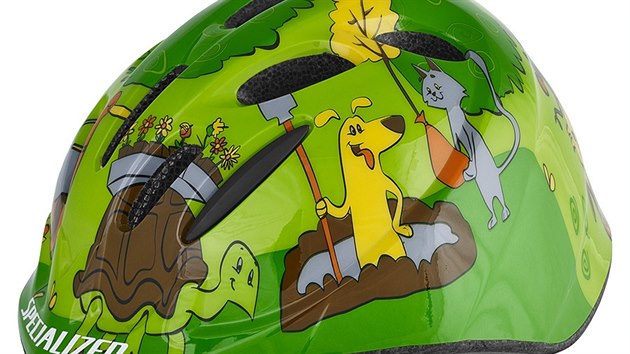 Dtsk helma Specialised Smally Fry Toddler je urena pro zanajc cyklisty a dti na odredlech (849 korun)