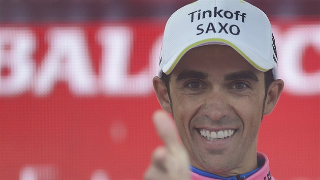 EL PISTOLERO. Ldr Gira Alberto  Contador se raduje po dvanct etap zvodu.