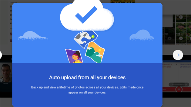 Google Photos nabz synchronizovan loit fotek ze vech zazen.