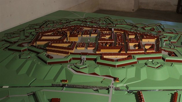 Model pevnosti Josefov v mtku 1:300