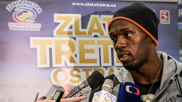 Usain Bolt piletl do Ostravy na Zlatou tretru.