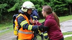 Devt jednotek dobrovolných hasi soutilo v tradiním klání Rallye Hamry....