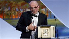 Reisér Jacques Audiard se Zlatou palmou za film Dheepan (Festival v Cannes,...