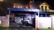 Po�ár ve Hvozdné na Zlínsku (25. kv�tna 2015)