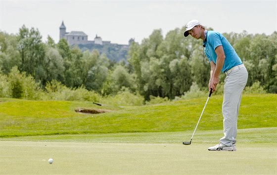 Jens Fahrbring na turnaji D+D Real Czech Challenge Open v golfovém rezortu...