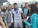FOTO, PROSÍM. Fanouci Baníku Ostrava i Milan Baro se louí s legendárními...
