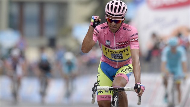 Alberto Contador v cli 20. etapy Gira
