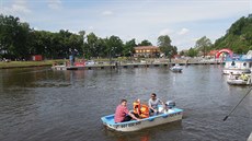 Slavnostní otev�ení rekrea�ního p�ístavu v Hluboké nad Vltavou (31. kv�tna...