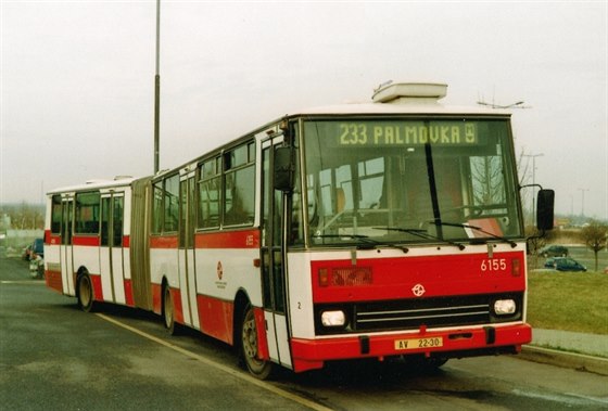 Autobus Karosa B 741 . 6155, ji po stední oprav, na konené Obchodní...