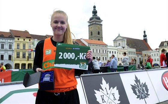 Petra Holeínská po vítzství na turnaji eské tour v basketbalu 3x3, který se...