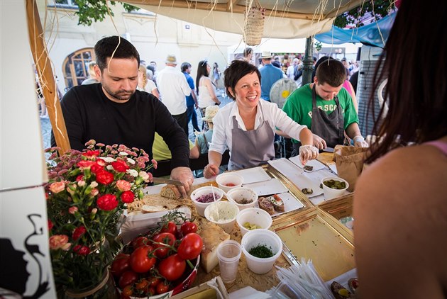Festival italské kuchyn na Kamp je spojen i s ochutnávkami.