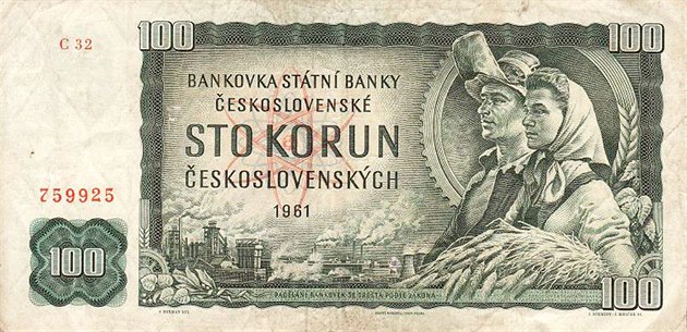 �eskoslovenská stokoruna z roku 1961