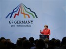 Nmecká kancléka Angela Merkelová na summitu G7 v Nmecku. (8. ervna 2015)