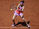 eská tenistka Lucie afáová hraje v semifinále Roland Garros.