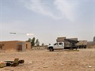 íitské milice u iráckého Bajdí vypálily raketu proti Islámskému státu (3....