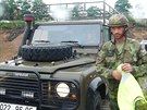 Elitní jednotka vyrazila z Pardubic po kolejích na cviení NATO