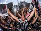 Fanouci Juventusu Turín vytvoili v Berlín ped finále Ligy mistr úasnou...