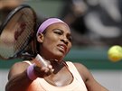 Serena Williamsová v osmifinále Roland Garros proti Sloane Stephensové