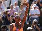 Serena Williamsová po triumfu na Roland Garros