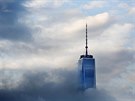 Mrakodrap One World Trade Center (WTC), jeho stavba trvala osm let a pila na...