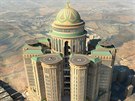 Vizualizace nejvtího hotelu na svt Abraj Kudai, který vyrstá v Saúdské...