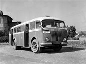 Autobus Škoda 706 RO v roce 1952.