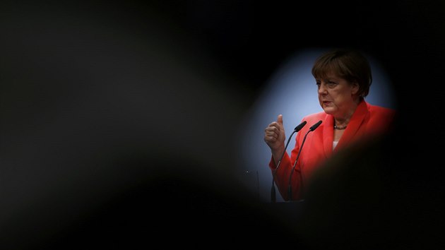 Nmeck kanclka Angela Merkelov. (8. ervna 2015)