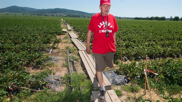 Jaroslav Valenta začal s pěstováním jahod v srpnu 1968, znovu podnikání otevřel na začátku 90. let.