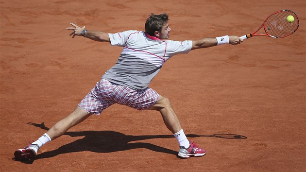 DER ZDY. Na tento mek doshl Stan Wawrinka v semifinle s Jo-Wilfriedem Tsongou jen tak tak.