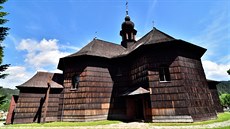 Vzácný kostel ve Velkých Karlovicích na snímku ped plánovanou rekonstrukcí