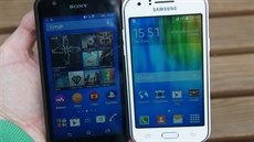 Sony Xperia E4g a Samsung Galaxy J1