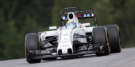 Felipe Massa bhem tréninku na Velkou cenu Rakouska