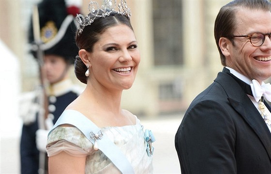 Švédská korunní princezna Victoria s manželem