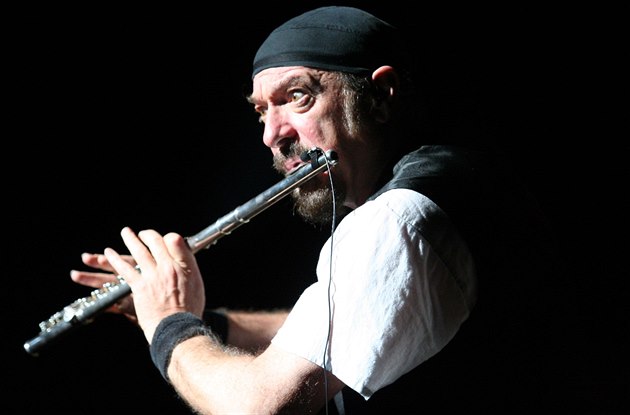 Ian Anderson, lídr kapely Jethro Tull.