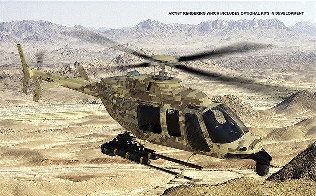 Americká firma Bell Helicopter bude z�ejm� servisovat své vojenské vrtulníky...
