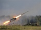 Ukzka ruskho raketometu TOS-1A na vojenskm veletrhu Armda 2015 v tzv....