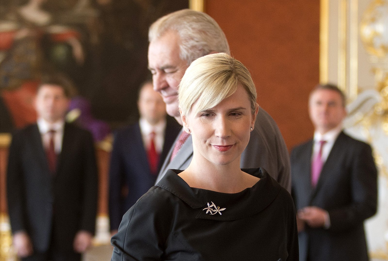 Prezident Milo� Zeman jmenoval do funkce ministryn� �kolství Kate�inu...