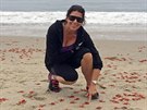 Kalifornské pláe zaplavily tisíce ervených krab. (16. ervna 2015)