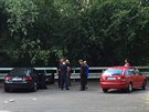 Cizinec v kradeném aut ujídl na praském Vypichu policejní hlídce, pi akci...