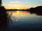 Jihoeský západ slunce u rybníku Osika
