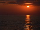 Západ slunce nad Liparskými ostrovy
