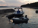 Podveerní klid na rybách v Chorvatsku