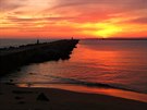 Západ slunce v portugalském Algarve