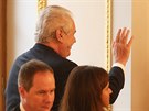 Prezident Milo Zeman navtívil jednání v Poslanecké snmovn. (19. ervna 2015)