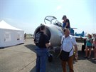 Letadlo Mig 15 na Airshow ve Kbelích.