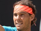 panlský tenista Rafael Nadal ve finále turnaje ve Stuttgartu.